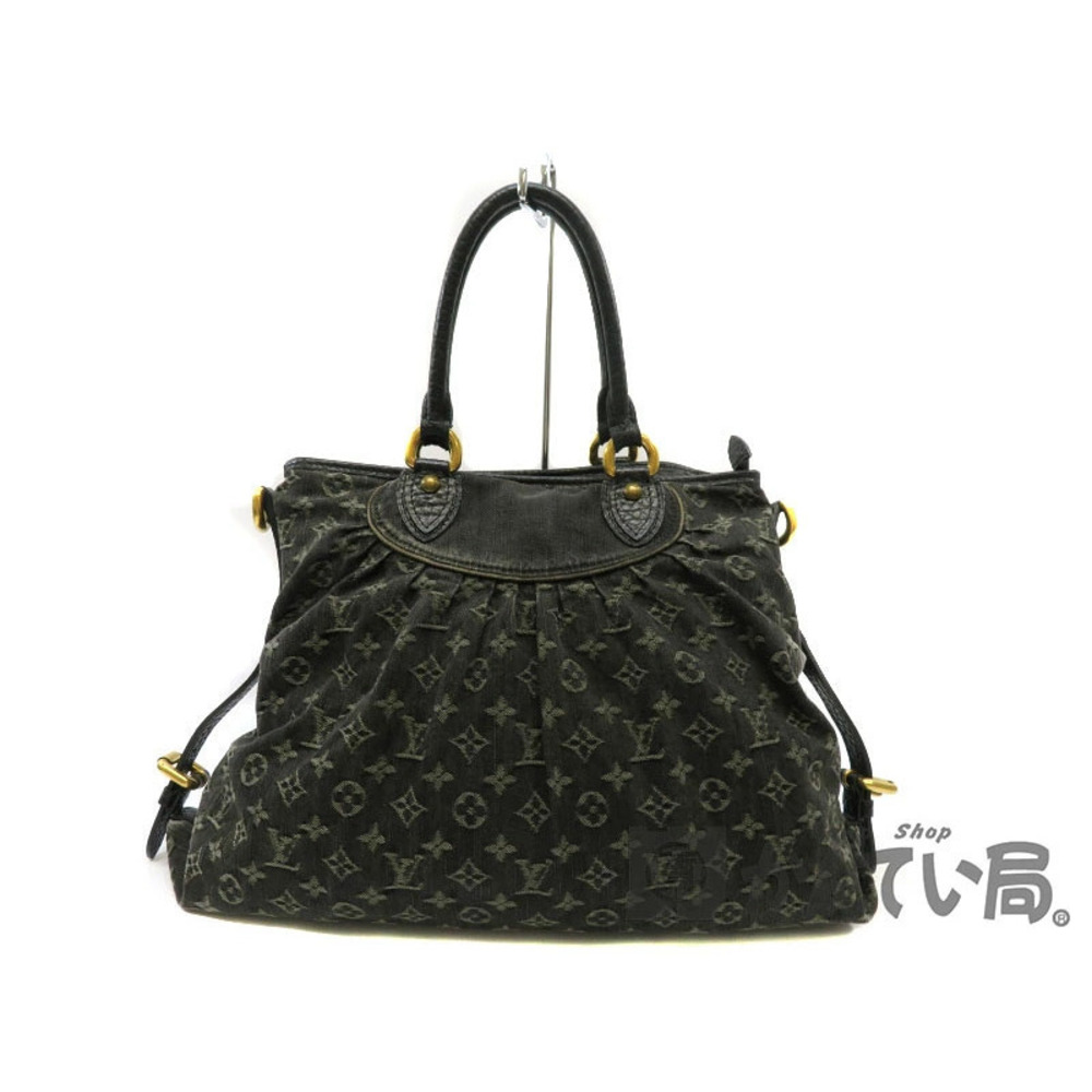 LOUIS VUITTON Neo Cabby Monogram Denim Bag Gray